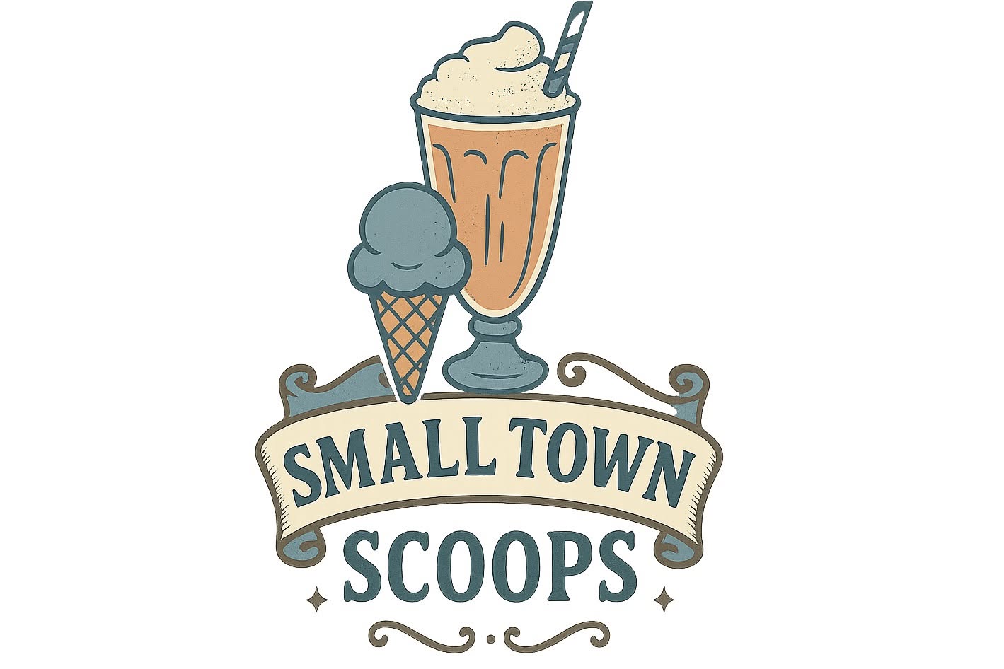 Small Town Scoops logo